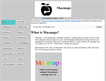 Tablet Screenshot of macmaps.com